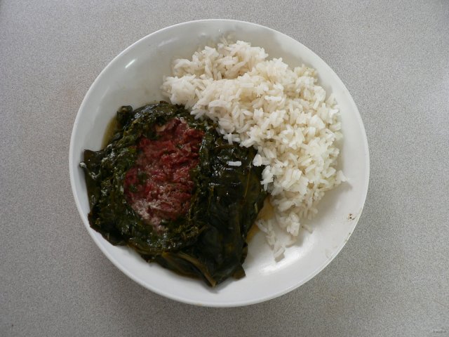 33- Corned-beef cuit dans les feuilles de taro 